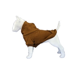 Brown dog hoodie