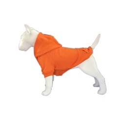 Orange dog hoodie