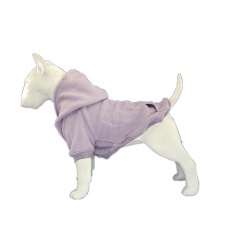 Lilac dog hoodie