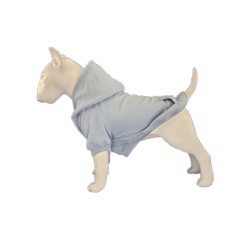 Sky blue dog hoodie